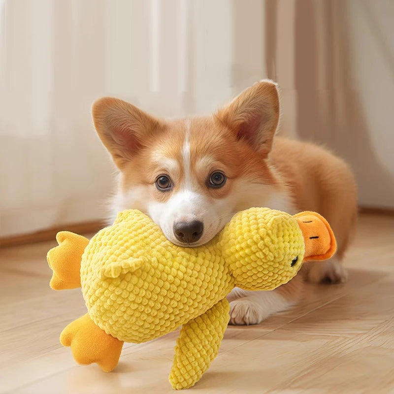 Calming Durable Duck Dog Toy