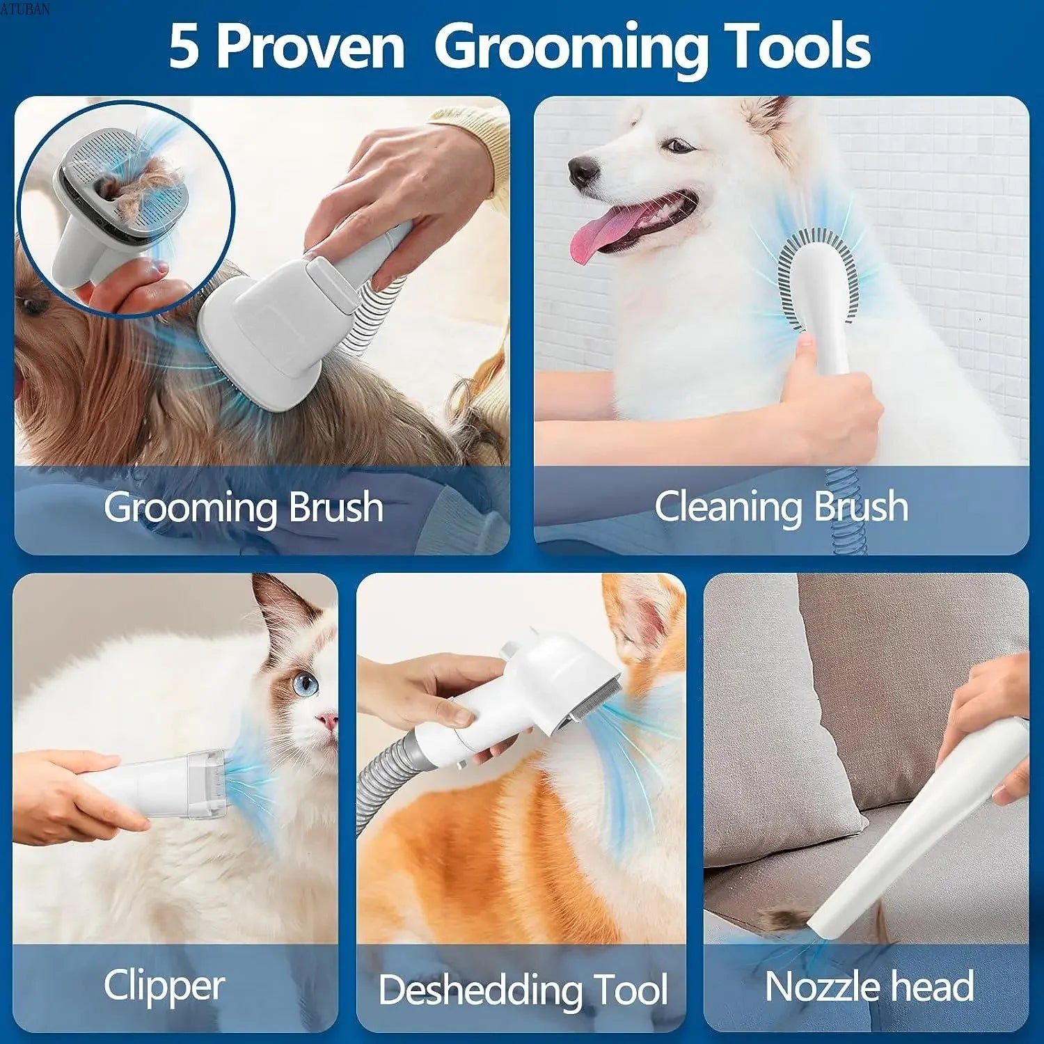 7-in-1 Pet Grooming Kit