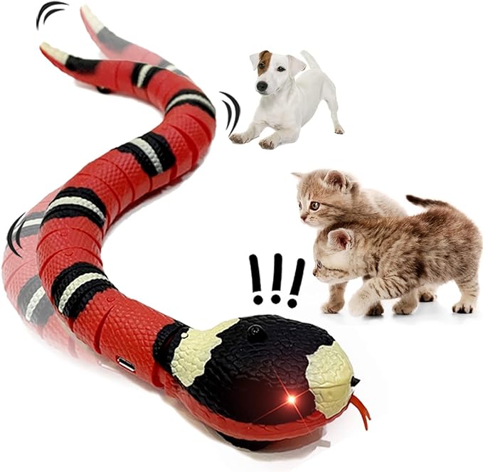 SillySnake™ - Interactive Cat Snake Toy