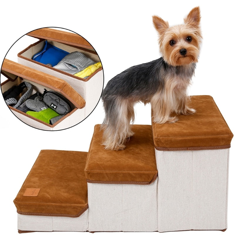 CanineClimb™ - Dog Staircase & Storage