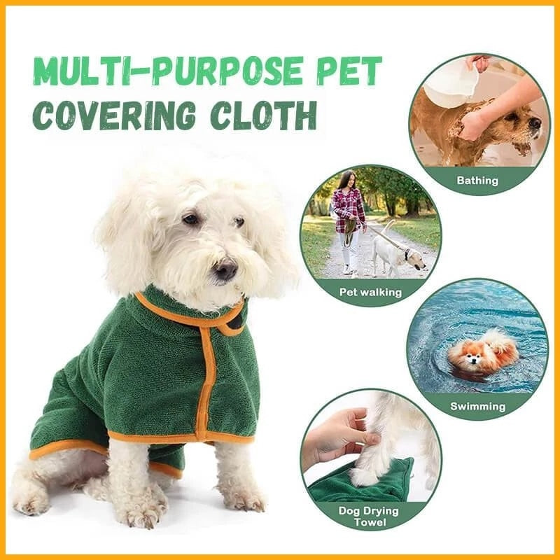 RuffRobe™ - Super Absorbent Pet Bathrobe